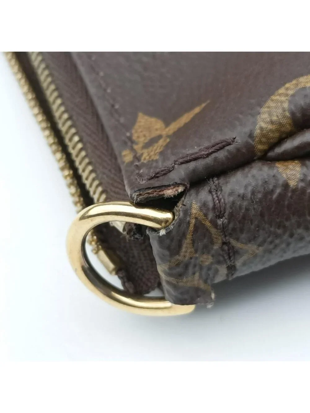 Louis Vuitton Multy Pochette Soir Monogram Brown Khaki Canvas